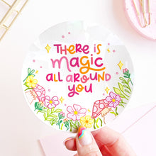 Load image into Gallery viewer, The Rosy Redhead Suncatcher Rainbow Decal Magic Quote