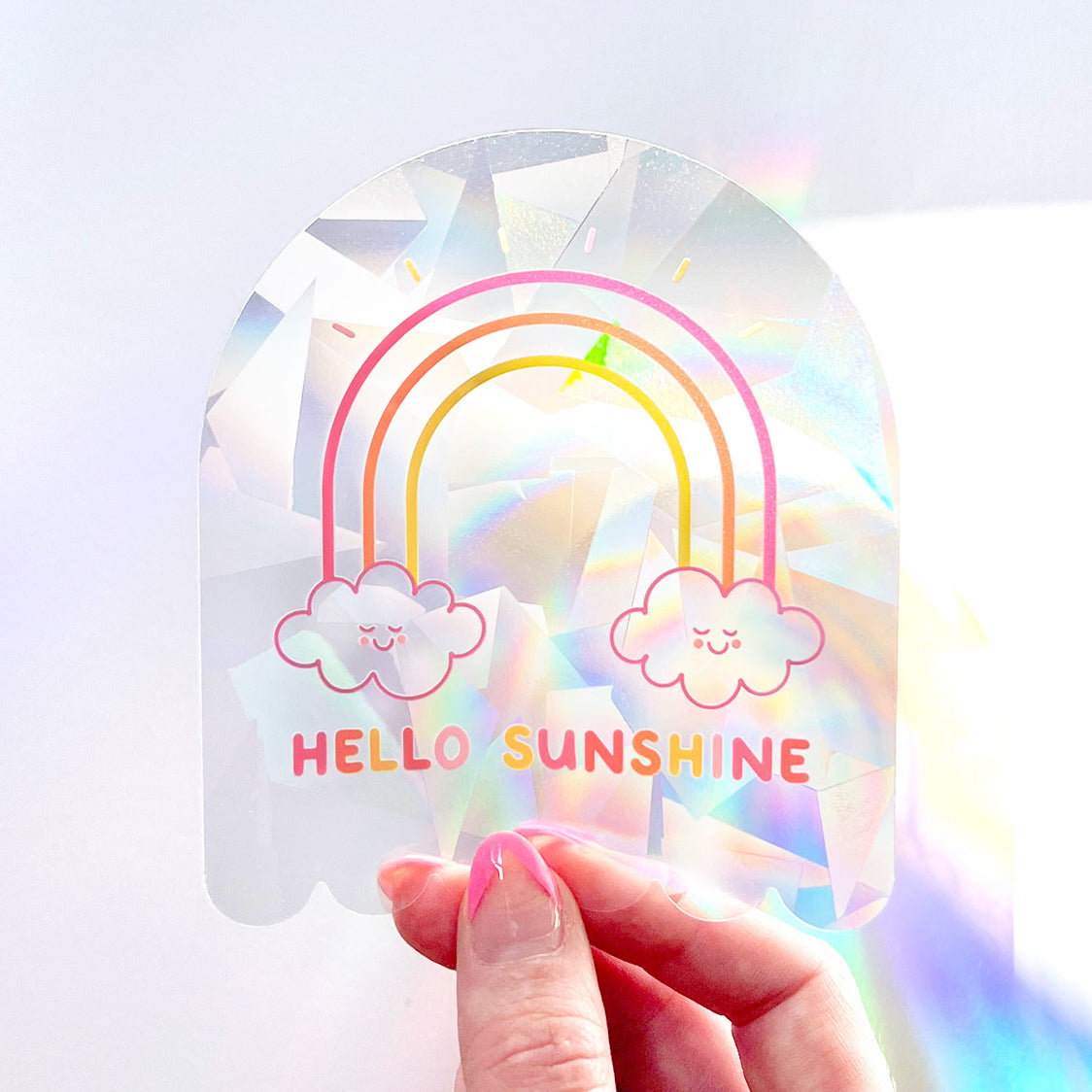 Stickers | Hello Sunshine Word | Rainbow